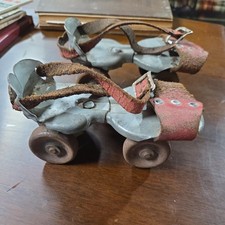 Vintage 1950s Roller Skates- Union Hardware Adjustable Metal Child Size