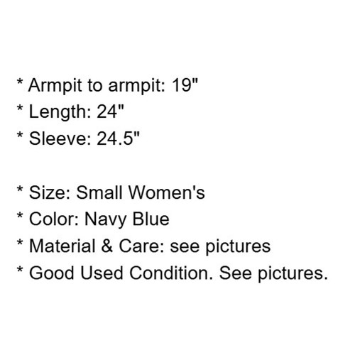 Gap Jacket Womens Small Blue Pea Coat Cotton Twill Double Breasted Unlined - Picture 4 of 24