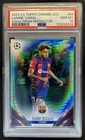 2023-24 Topps Chrome UEFA Lamine Yamal RC Aqua Prism Refractor Rookie #64 PSA 10