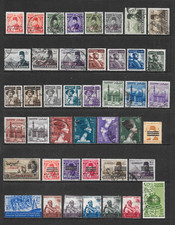 EGYPT   VARIOUS MINT HINGED/USED ISSUES  POSTAGE/OCCUPATION    1952 - 1955