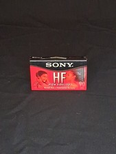 Sony HF High Fidelity Blank Audio Cassette Tape 90 Min New 