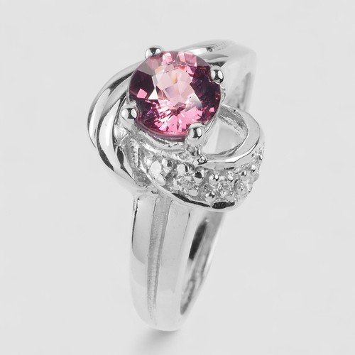 Natural Guarantee Gemstone Pink Rhodolite Garnet 925 Sterling Silver ...