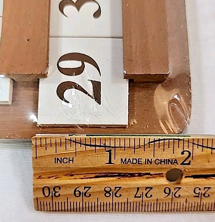 Vintage Solid Wood Farm Country Perpetual Wall Calendar & Clock Farmhouse Decor