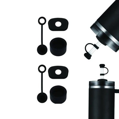 6 Piece Accessories for Stanley Cup 1.0 2.0 40oz/ 30oz Tumbler Silicone Spill Pr
