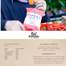 Pipers Gluten-Free Biggleswade Sweet Chilli Crisps 24x40g