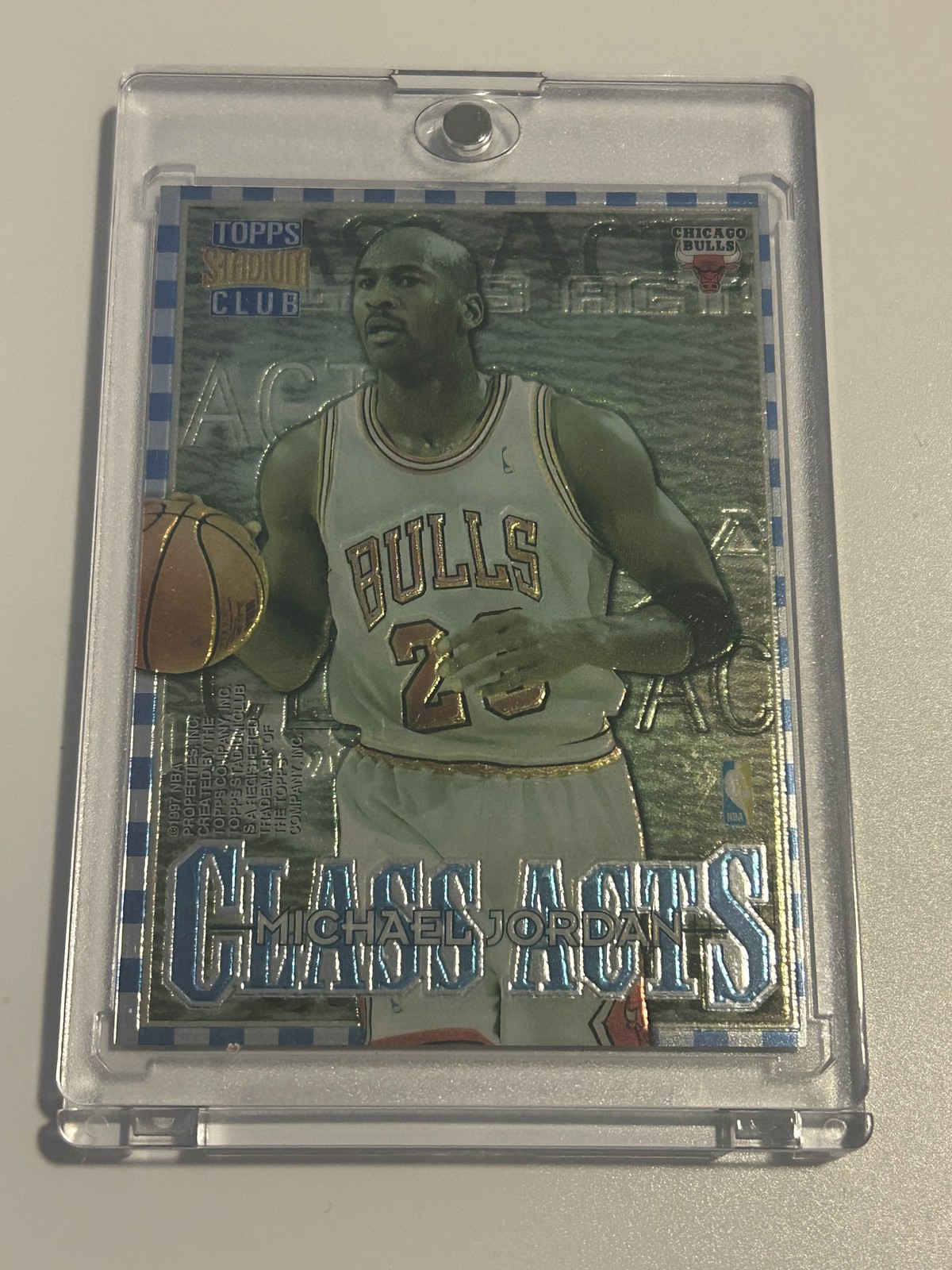 1996-97 Stadium Club Class Acts #CA1 Michael Jordan Jerry Stackhouse