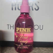 VICTORIA'S SECRET PINK PINK CANDY HAIR  BODY MIST SPRAY SPLASH SPRITZ 8 oz NEW