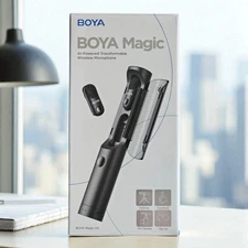 BOYA Magic-03 AI-Powered 4-in 1 Wireless Microphone 328FT 30Hrs Battery NIB $155