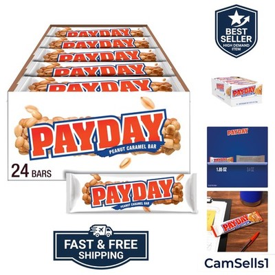 Peanut Caramel Candy Bars, 1.85 oz 24 Count