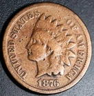 1876 INDIAN HEAD CENT - GOOD