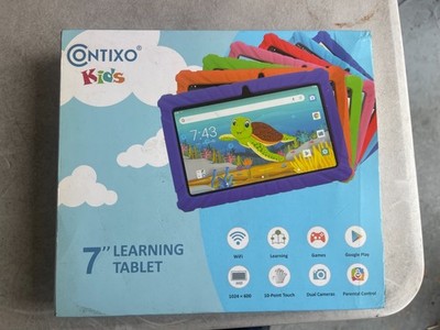 Contixo V9-2 Pink 7'' Android Learning Tablet Parental Control & Purple Case NEW