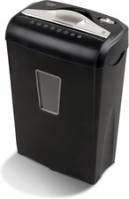 Aurora AU870MA High-Security 8-Sheet Micro-Cut Paper Credit Card Shredder Black