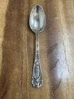 Vintage sterling Silver Teaspoon With Leaf Motif And “Clara” Engraved.
