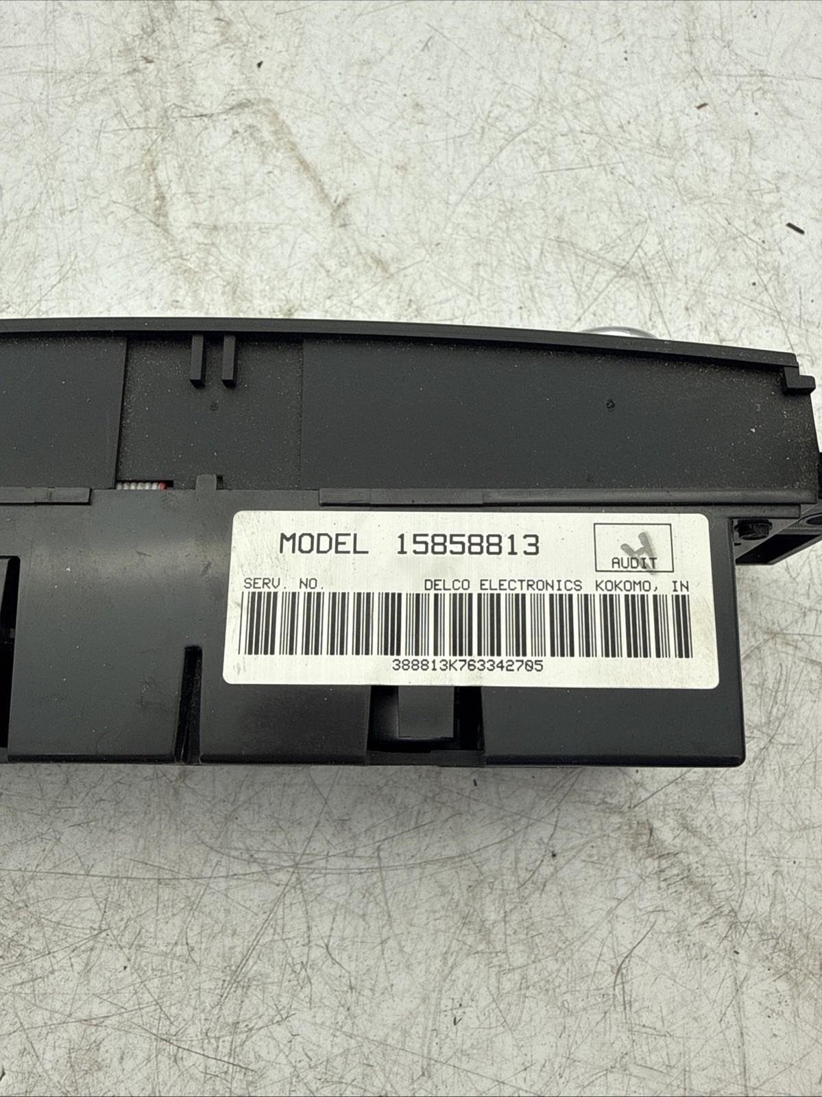 05-13 CHEVROLET CORVETTE C6 DUAL ZONE AC HEATER CLIMATE CONTROL SWITCH BLACK OEM