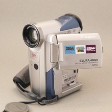 Canon Elura 40MC MiniDV Tape Camcorder 200 Digital Zoom Tested No Battery READ