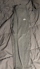 Nike Mens Gray Fleece Cotton Blend Sweatpants...