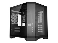 DIYPC DIY-CUBE03-BK Black Dual USB3.0 Tempered Glass Micro ATX Gaming Computer