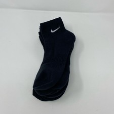 NIKE Everyday Plus Cushioned Ankle Socks 4-Pair Pack - Black - Size M Men  s 6-8