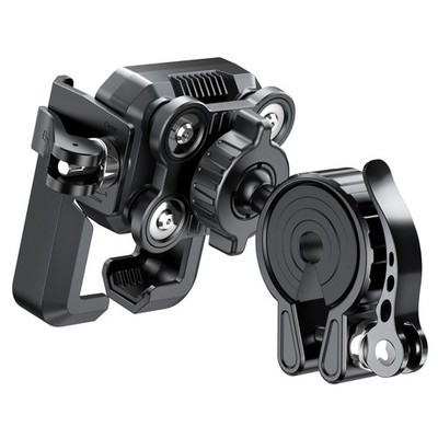 RESPECTED BRO Motorcycle-Phone-Mount & Bike 3.8 * 2.1 * 5.55 inch, Black 