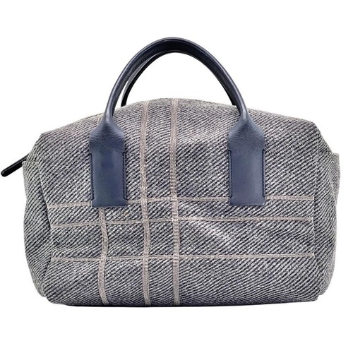 Brunello Cucinelli Boston Tasche Leder grau AUS JAPAN - Bild 3 von 24
