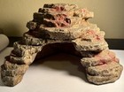 Reptile Terrarium Rock Cave Hideout Snake Lizard Habitat Decor