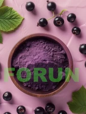 FORUN Black currant Powder 200G NET- Watersoluble, natural,original