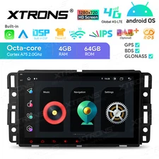 4G 64G Android 14 8-Core Car Stereo GPS Radio For Chevrolet Silverado GMC HUMMER