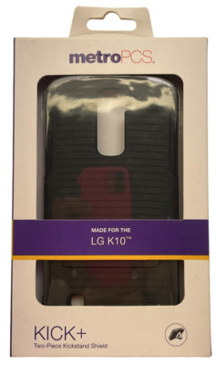 MetroPCS Kick+ Plus Serie Hülle Für LG K10, Schwarz