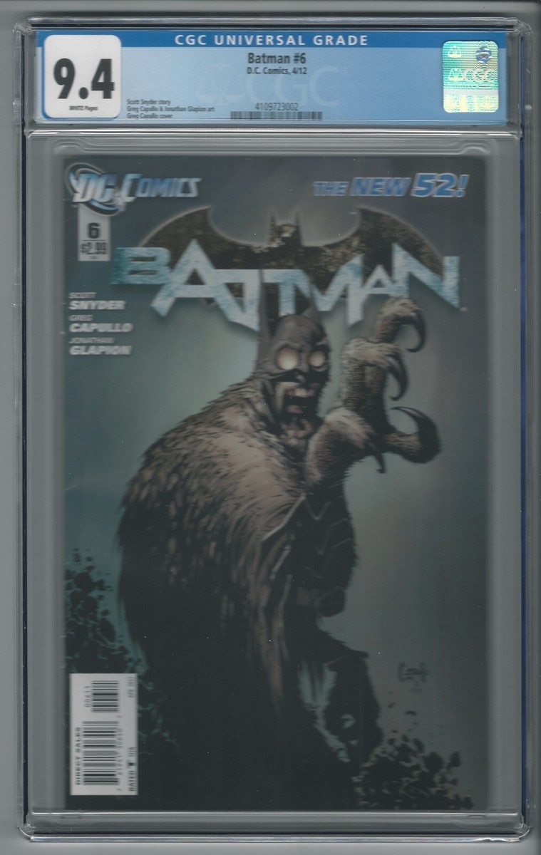 Batman #6 CGC 9.4 NM DC Comics The New 52 4/12 Greg Capullo