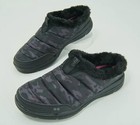 Ryka Nylon Camo Faux Fur Slip-On Mules - Anise Camo In Black Bean Size 7.5 M — photo 1