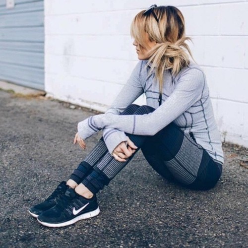 RARE Lululemon Speed Tight II Om Stripe 