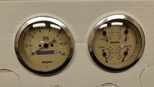 Dolphin 3 38 Quad Tan Mech Street Rod Gauge Set Street Rod Hot Rod Universal Dolphin 3 38 Quad Tan Mech Street Rod Gauge Set Street Rod Hot Rod Universal