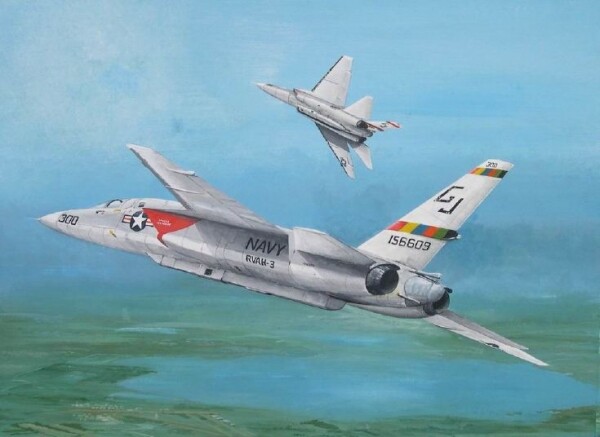 Ra-5c Vigilante Fighter 1:48 Plastic Model Kit TRUMPETER