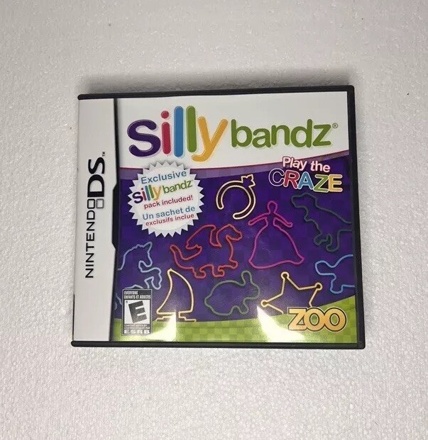 Nintendo DS - Silly Bandz Complete/game/manual/extra Bands/tested