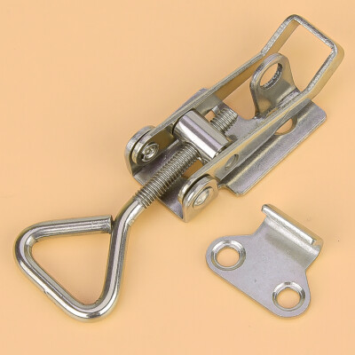 Large Stainless Steel Anti-Rattle Marine Toggle Latch Buckle Adjustable