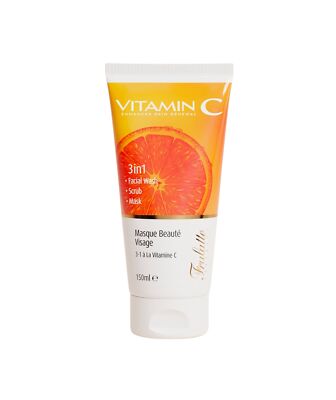 (126,33 /l) Frulatte Vitamin C 3in1 Gesichtsreiniger   Peeling   Maske 150ml