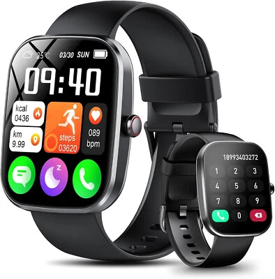 SFK Alexa Smart Watch Calls Bluetooth Heart Rate Blood Pressure iPhone Samsung