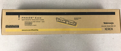 XEROX 016200300 PHASER 6200 COLOR LASER PRINTER TONER CARTRIDGE YELLOW NEW