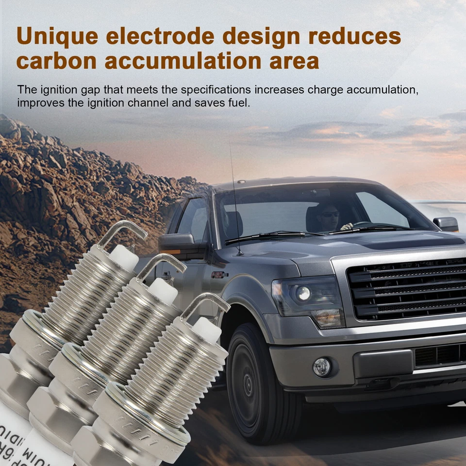 6x Iridium & Platinum Spark Plugs For Mazda MX-6 2.5L 1993-1997 - Image 4 of 4