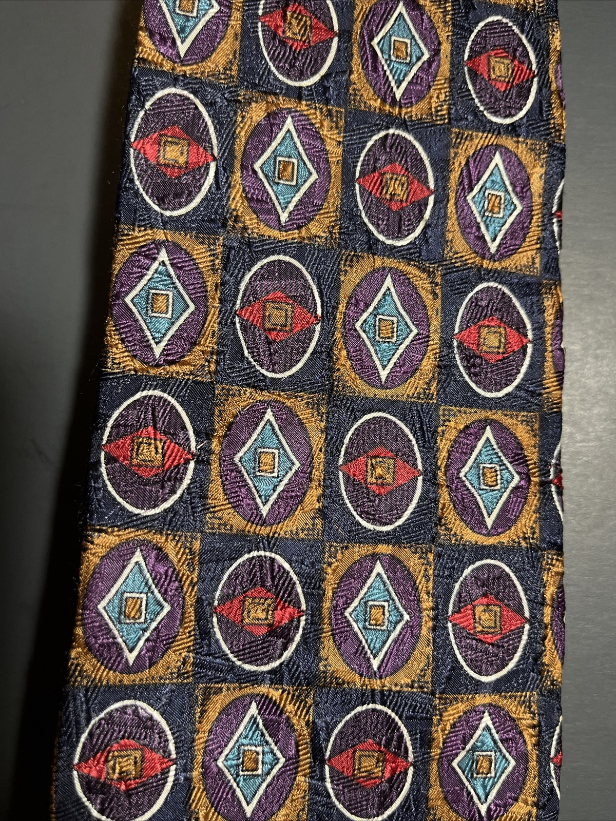 VILLA BUGATTI  DRESS SUIT DESIGNER NECKTIE TIE FREE SHIPPING Multicolored