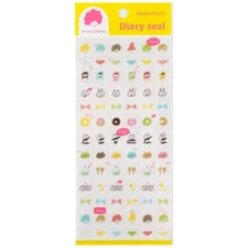 Papier Platz Clear Mini Journal Planner Stickers / Mizutama / B