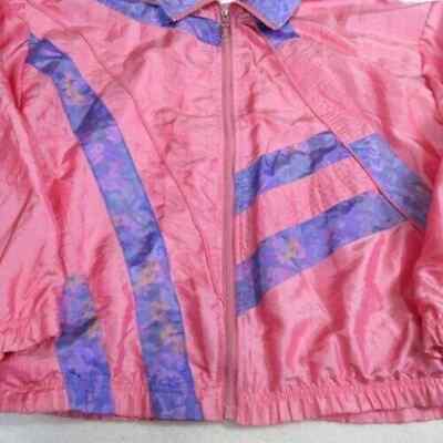 Vintage Great Cavalier Womens Size M Metallic Wind Breaker Jacket
