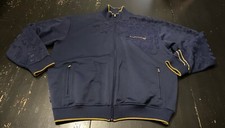 Sean John Dark Blue Full Zip Up Cool Designs Size XL EUC