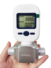 Mass Flow Meter Digital Gas Mass Air Nitrogen Oxygen Flow Rate Meter 0-250L/Min
