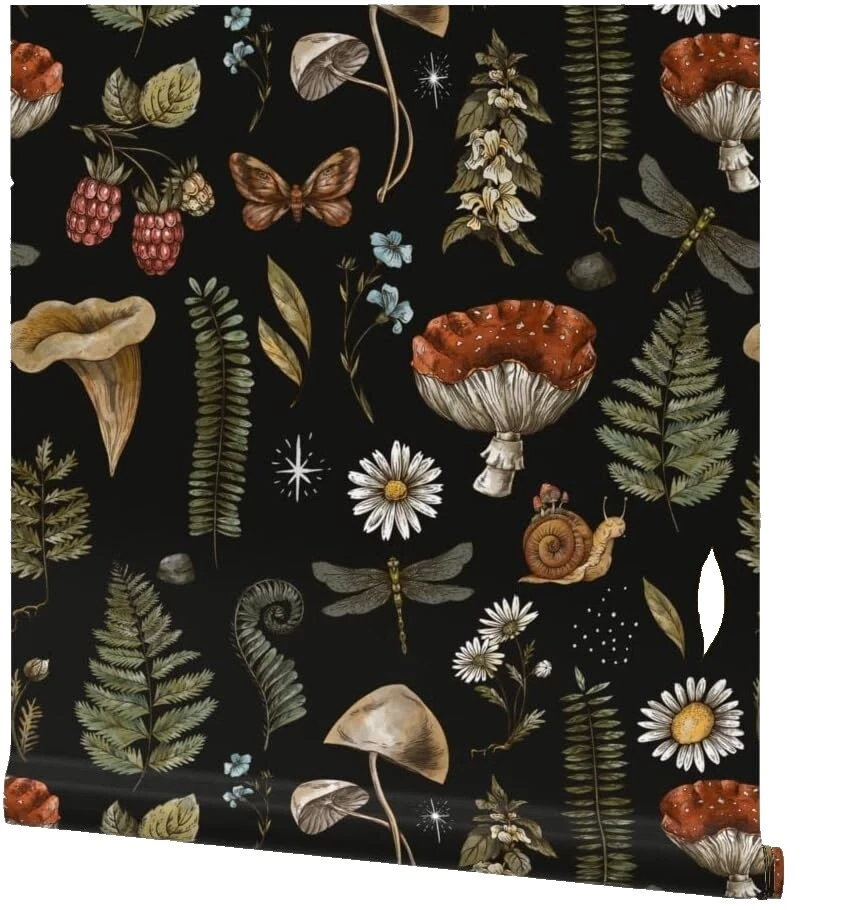 Paper Black Wallpaper Rolls & Sheets