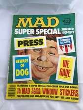 Mad Super Special Summer 1981 USA Comic James Bond Happy Days No Stickers 