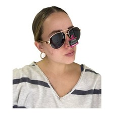 Foster Grant Women's Gold/Tortoise Aviator I05 Sunglasses R