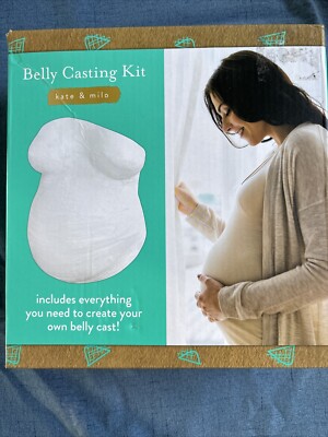 Kate & Milo Belly Casting Kit, Pregnancy Keepsake Making Kit Easy To Make