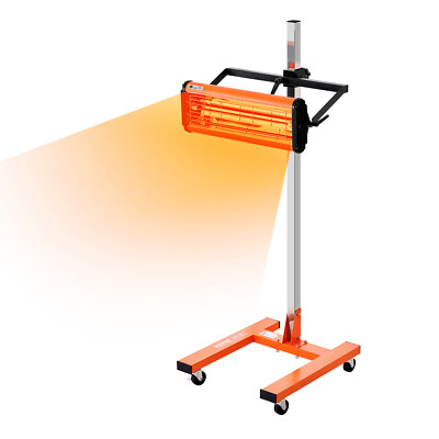 VEVOR Lacktrockner Strahler Halterung Heizstrahler Infrarot Lampe Auto 1500W
