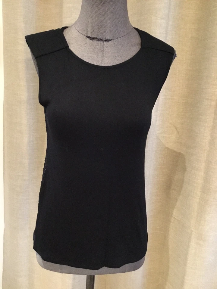 Tres beau haut noir dos dentelle Maje 36 tbe - Photo 3/4